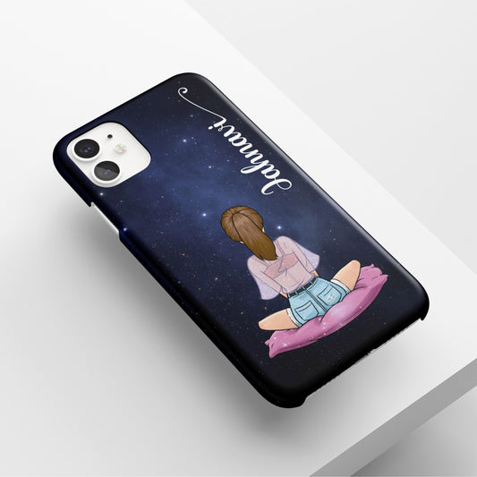 Galaxy Girl Custom Slim Case