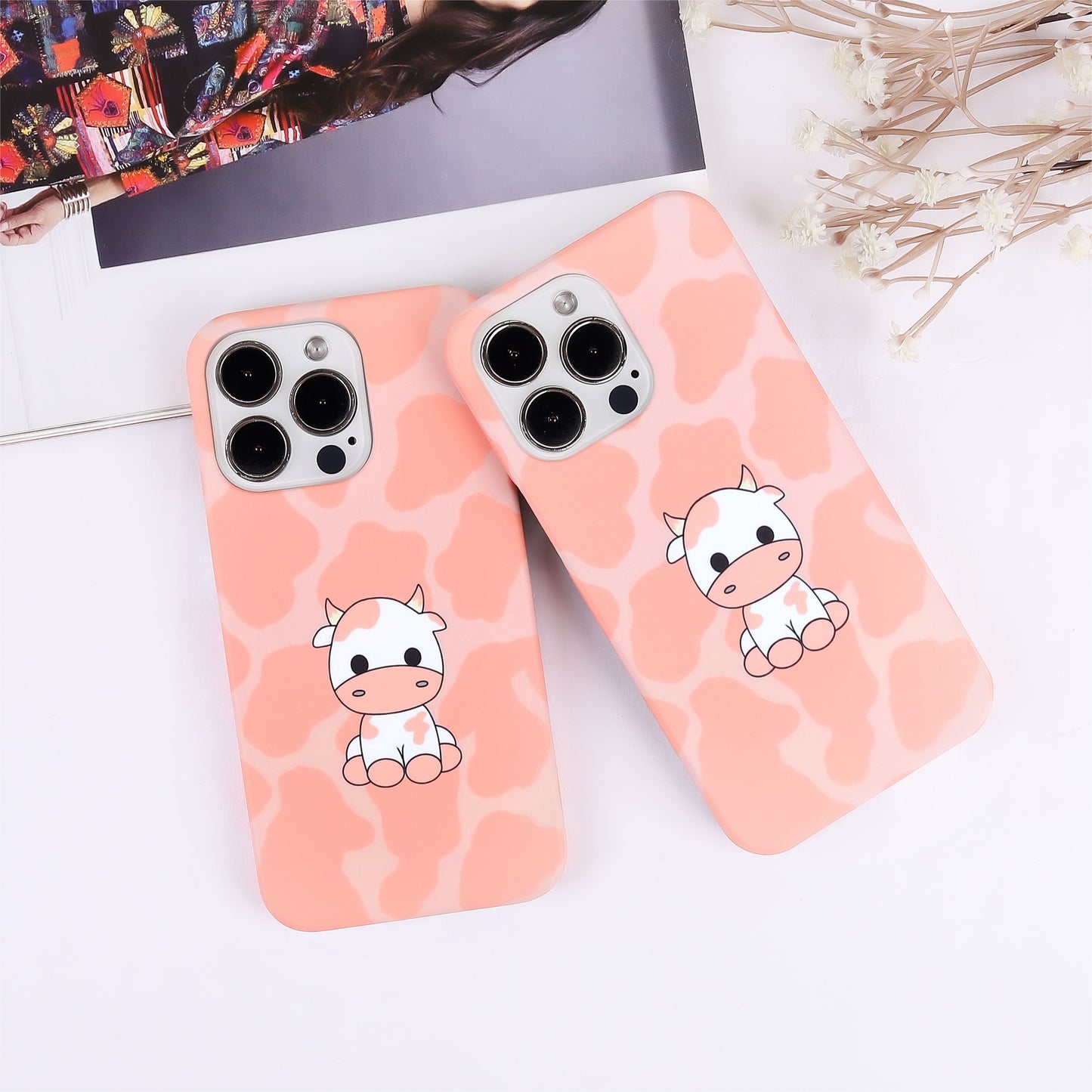 Moo Moo Pattern Customised Slim Case