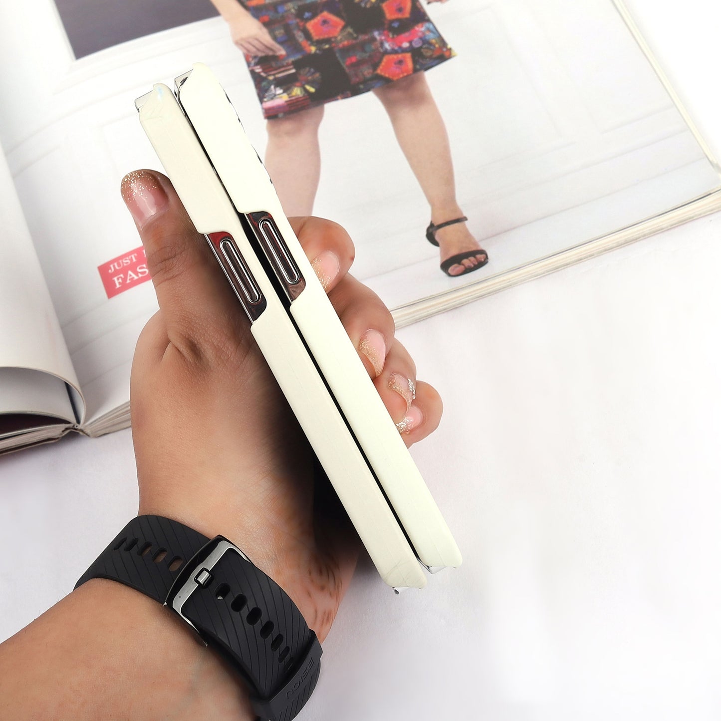 Cute Selfie Girl Customised Slim Case