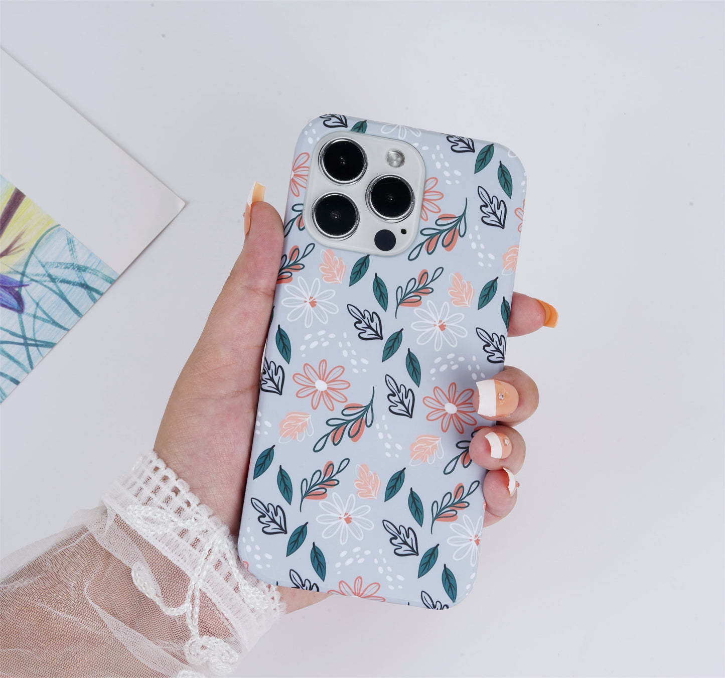 The Floral Family Designer Slim Case