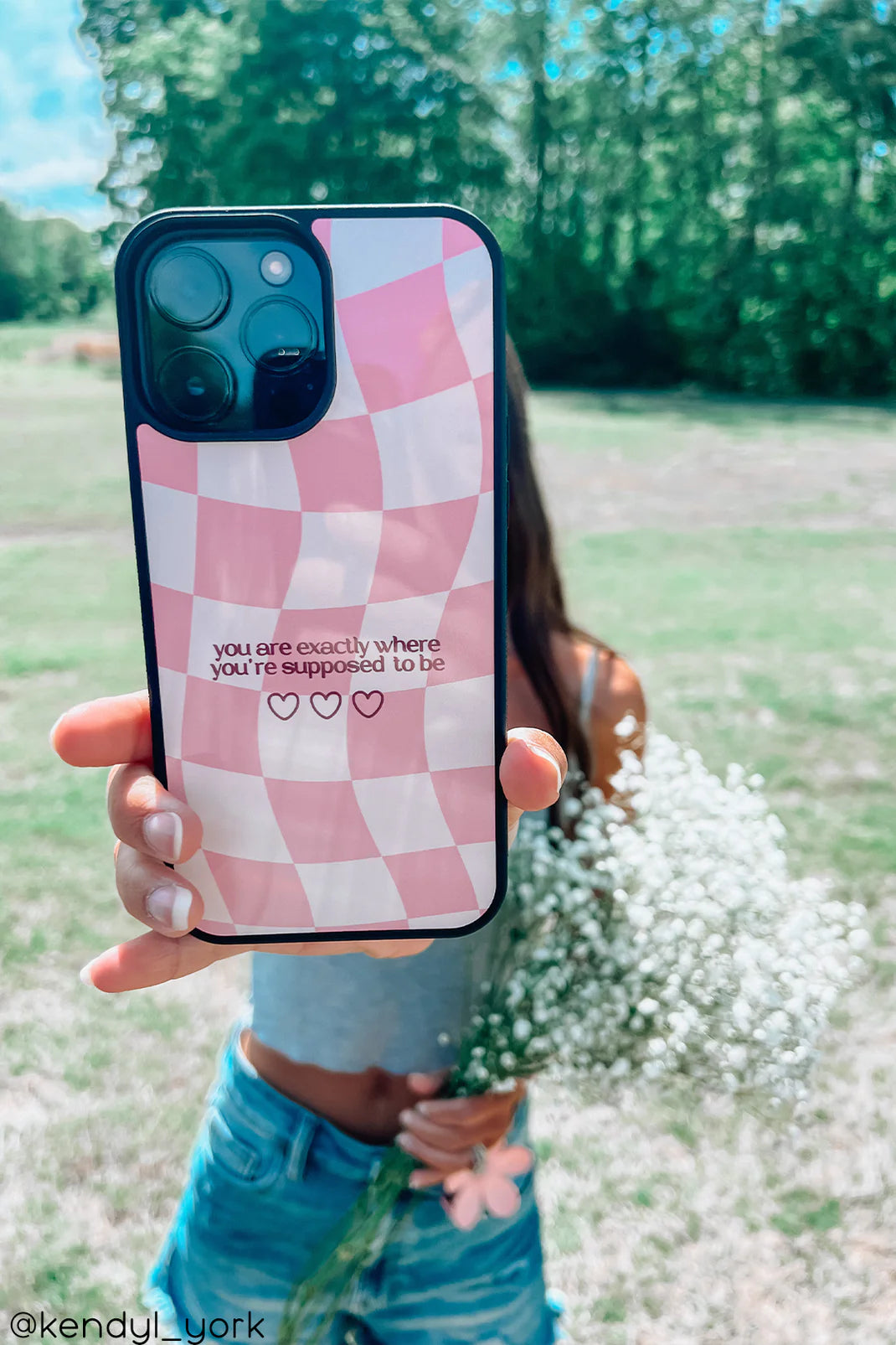 You are exactly where you're supposed to be Glass Case