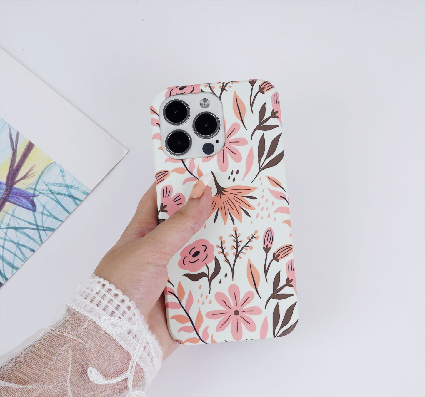 The Floral Family Designer Slim Case
