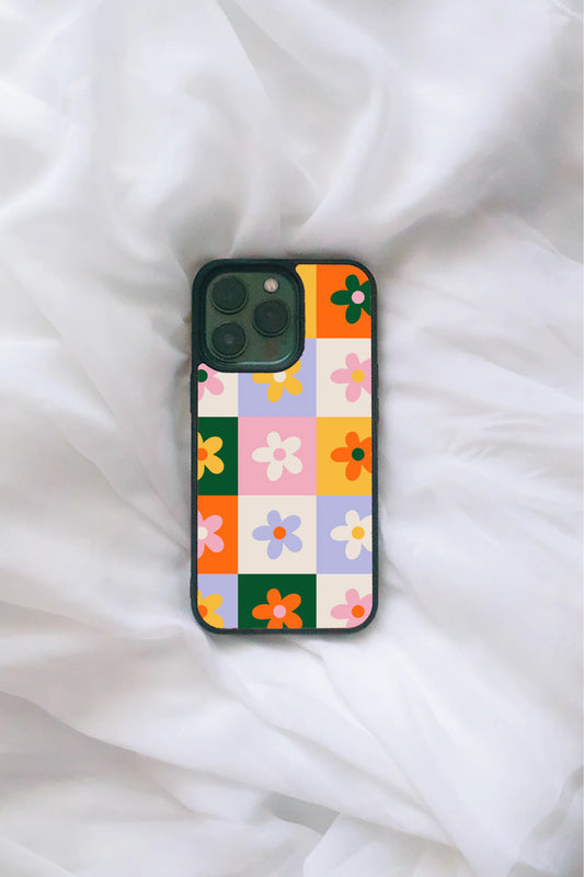 Pretty Patchwork Glass Case