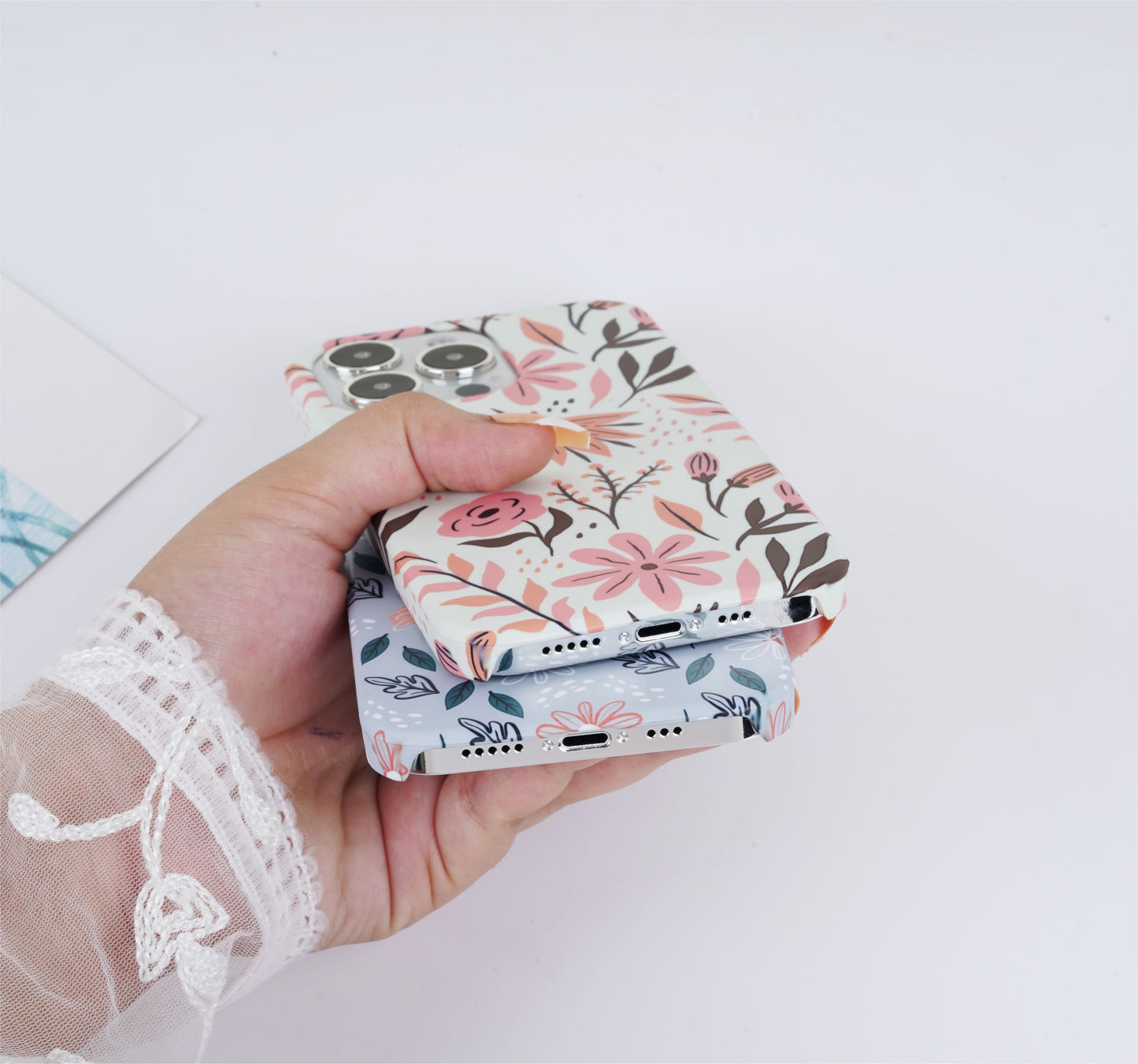 The Floral Family Designer Slim Case
