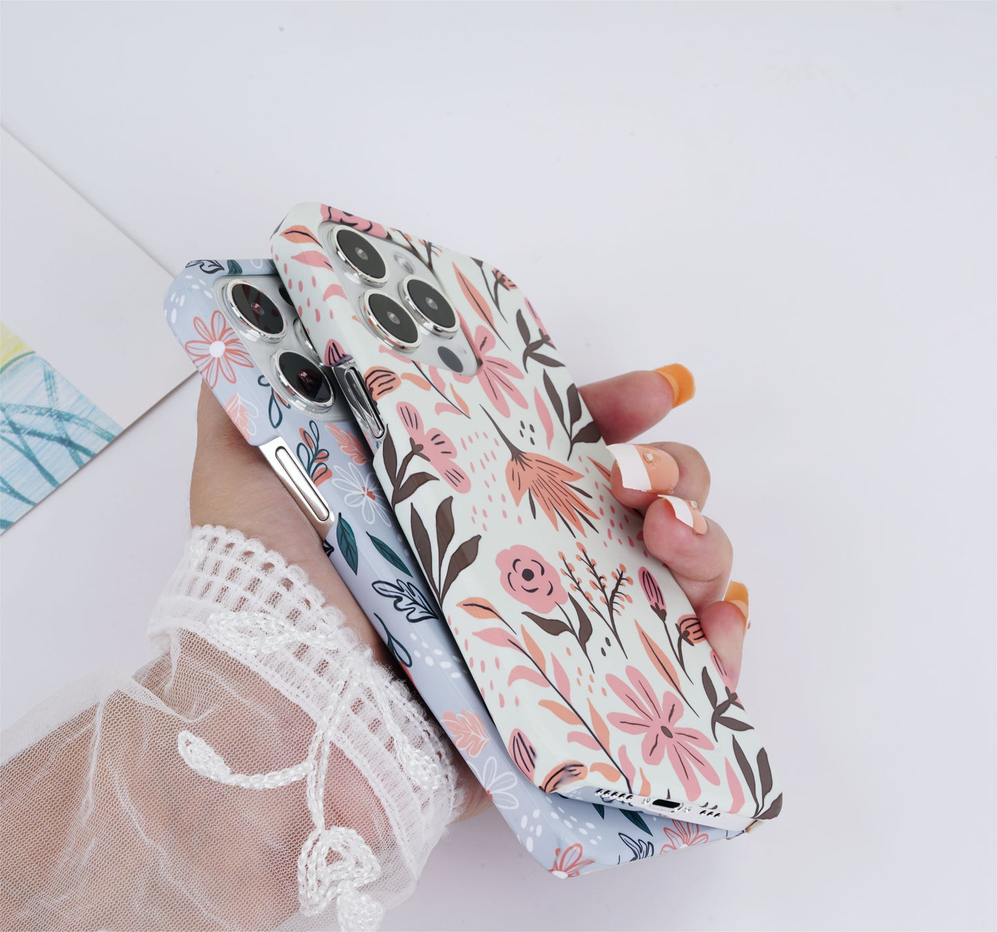 The Floral Family Designer Slim Case