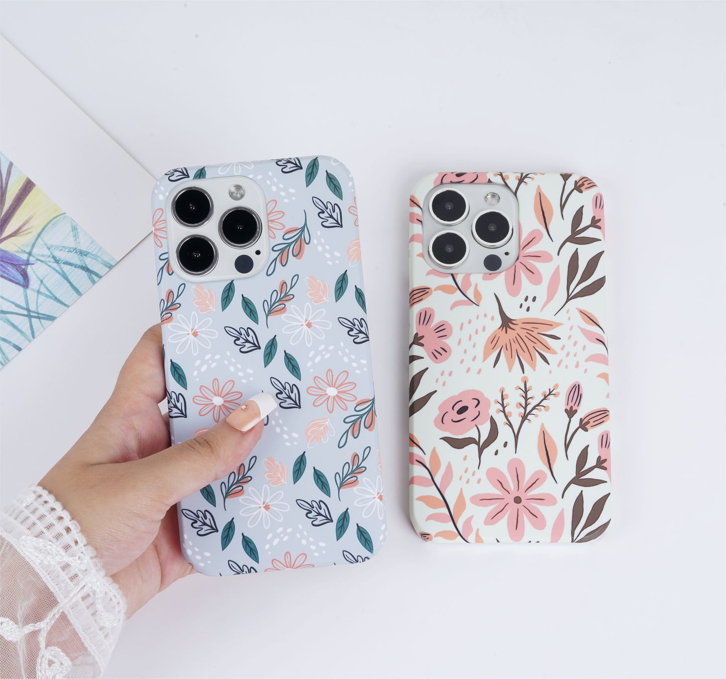 The Floral Family Designer Slim Case