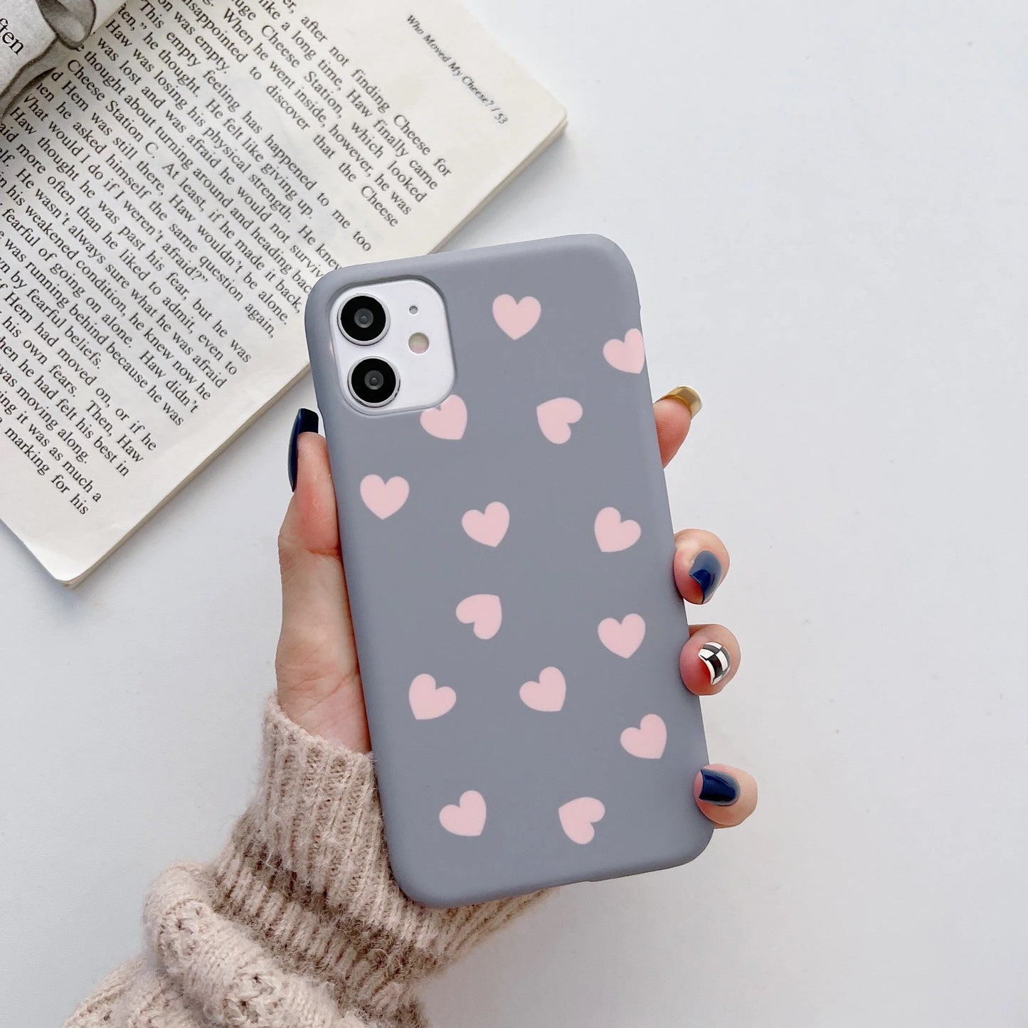 Heart Pattern Slim Case Cover