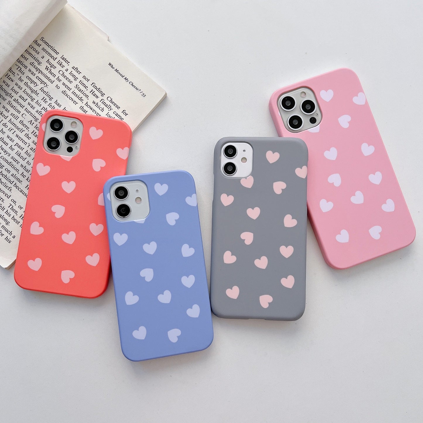 Heart Pattern Slim Case Cover
