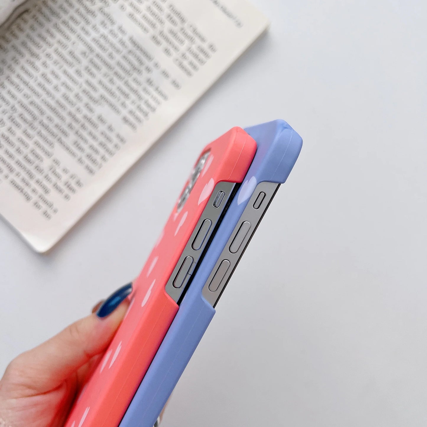 Heart Pattern Slim Case Cover