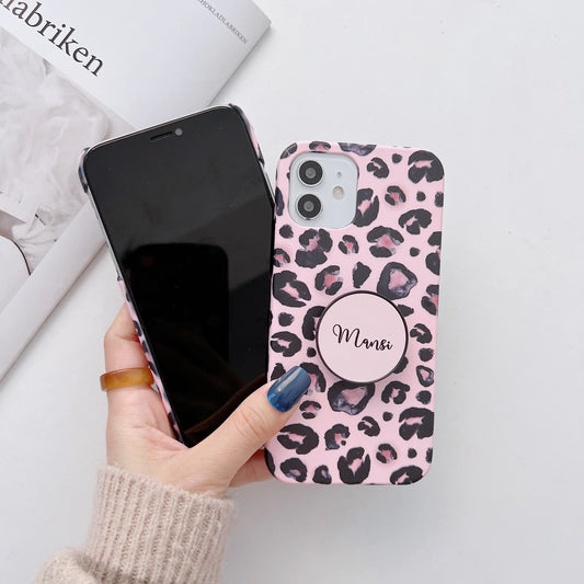 Chic Leopard Slim Case Cover With Holder