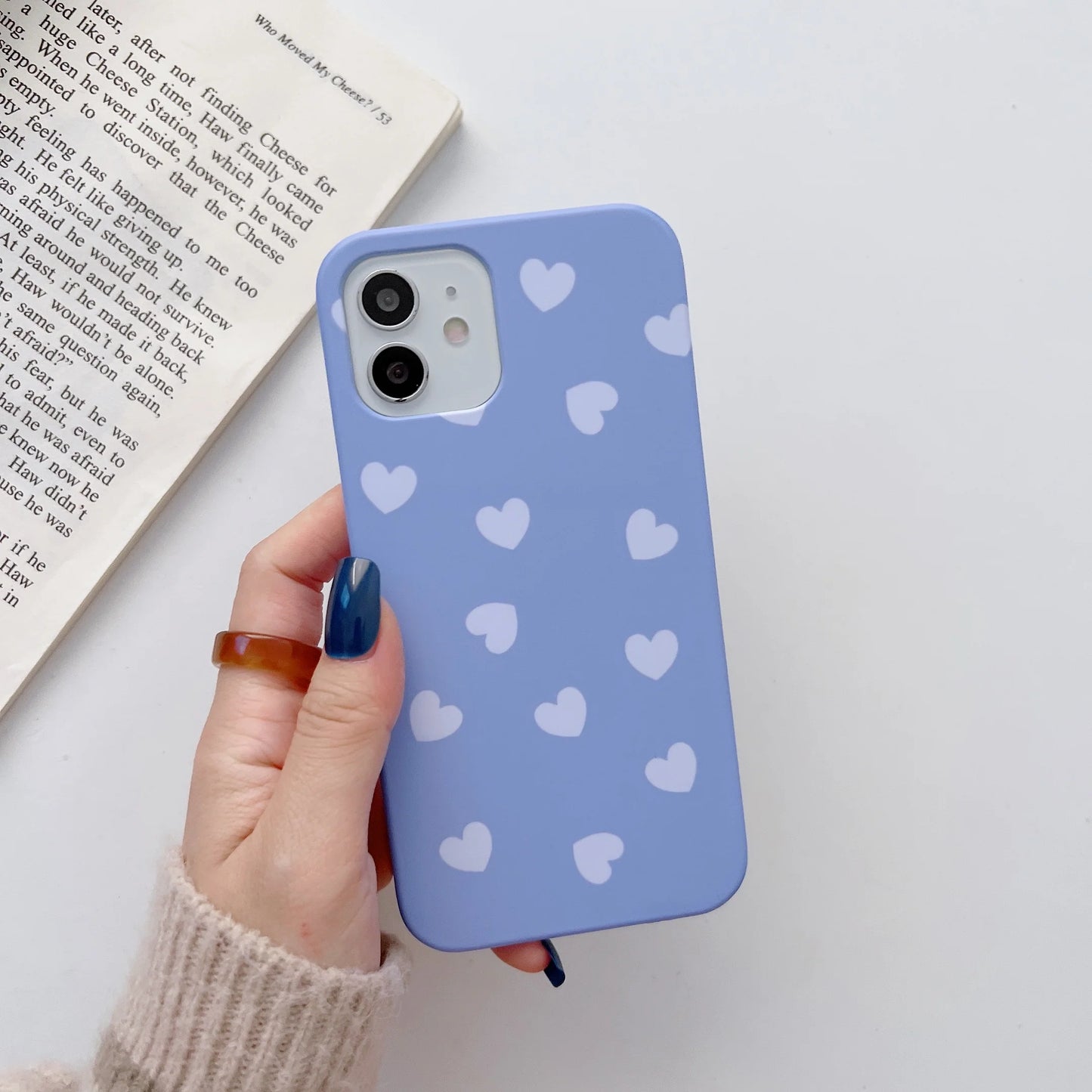 Heart Pattern Slim Case Cover
