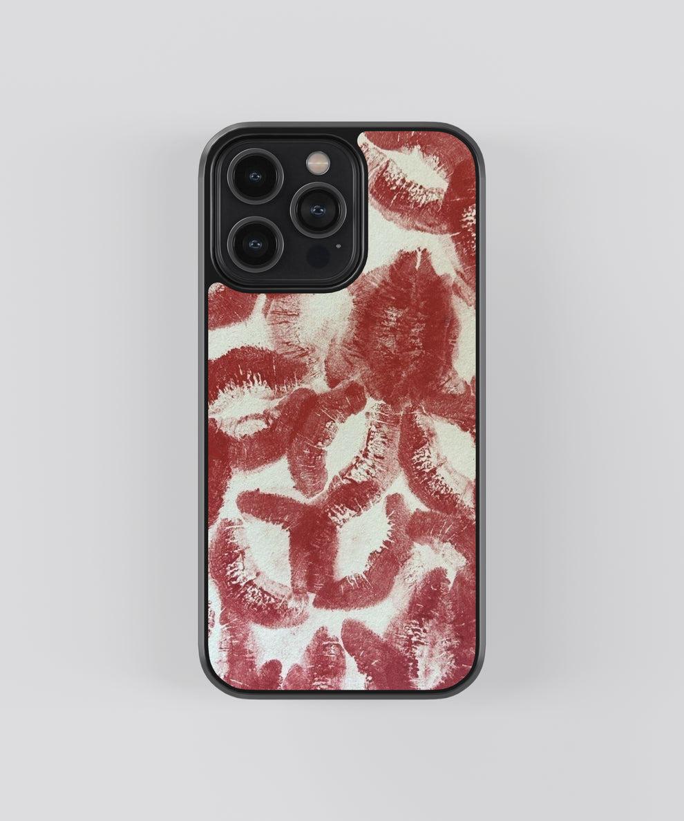 Kisses (for Him) Glass Case Cover