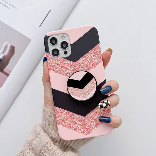 Glitter Garnish Slim Case Cover With Holder