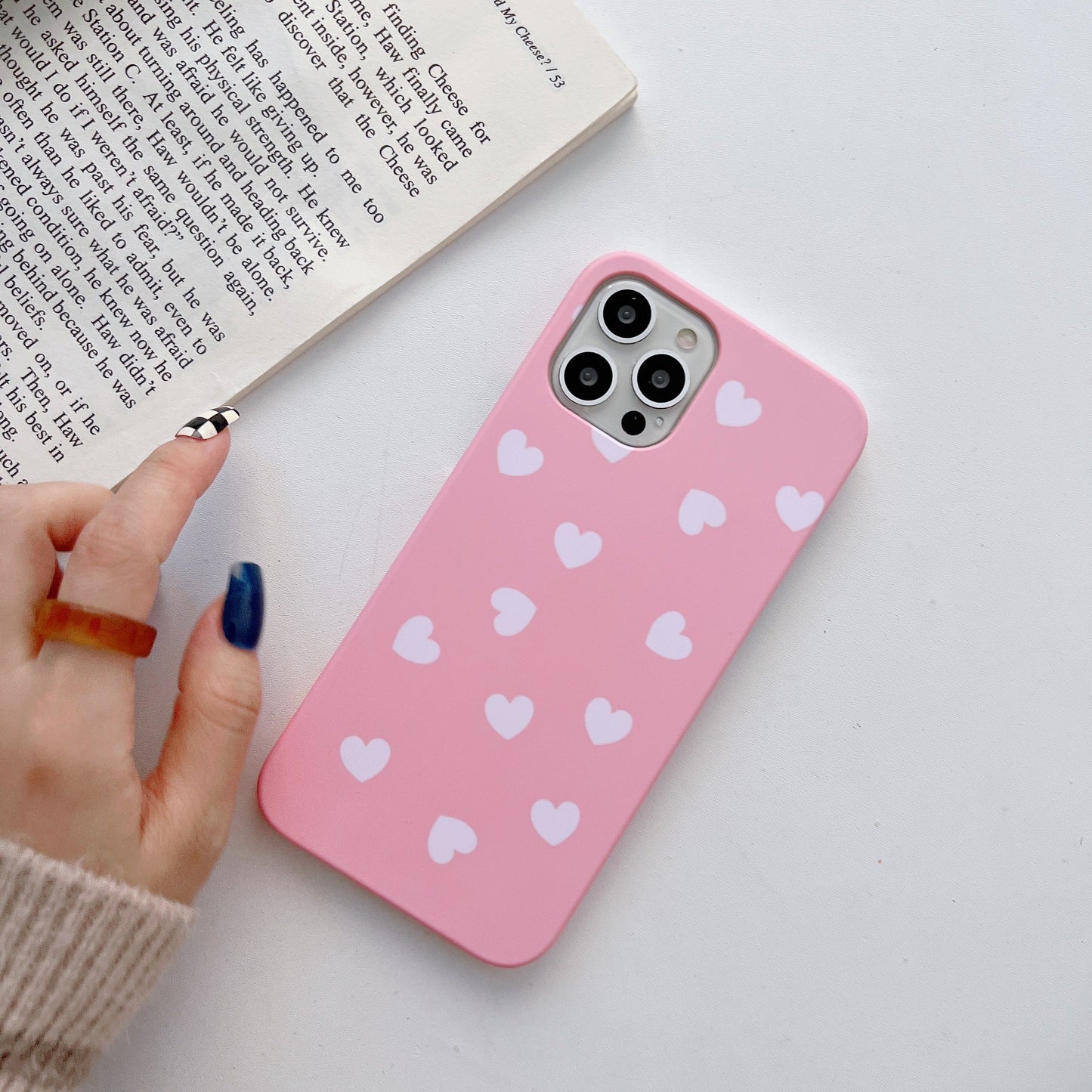 Heart Pattern Slim Case Cover