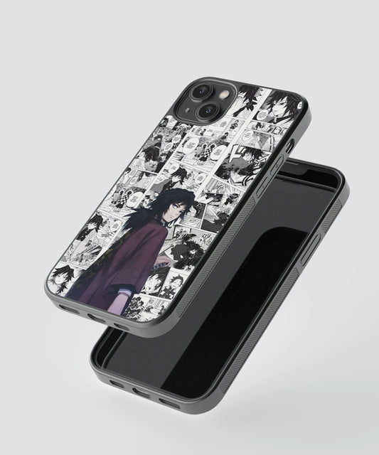 Tomioka Demon Slayer Glass Phone Case Cover