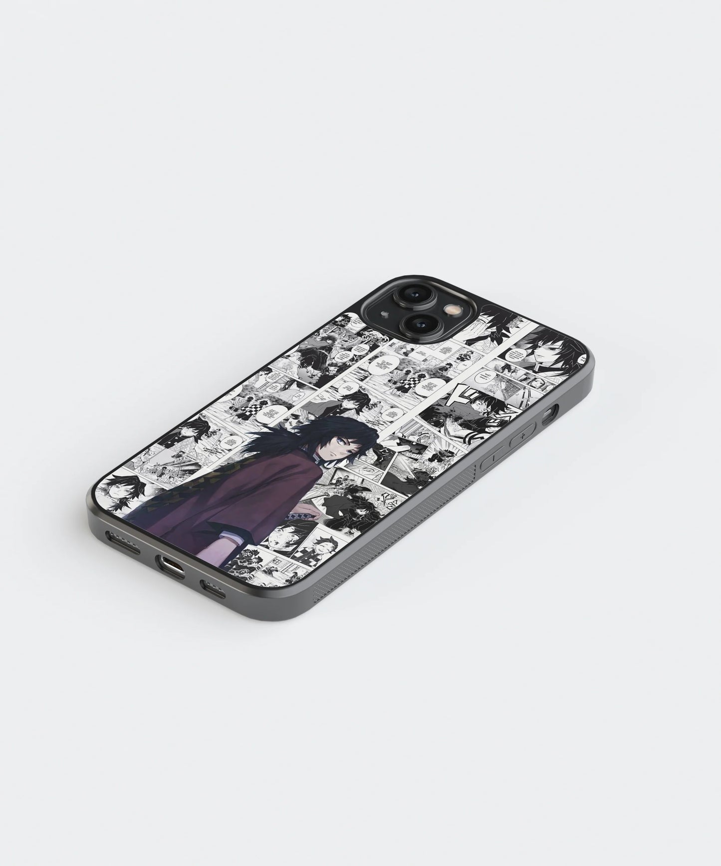 Tomioka Demon Slayer Glass Phone Case Cover