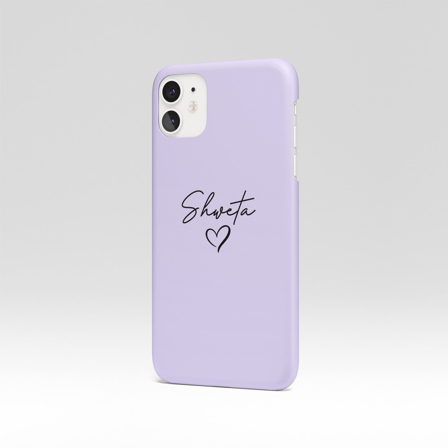 Custom Heart Name Slim Case Cover