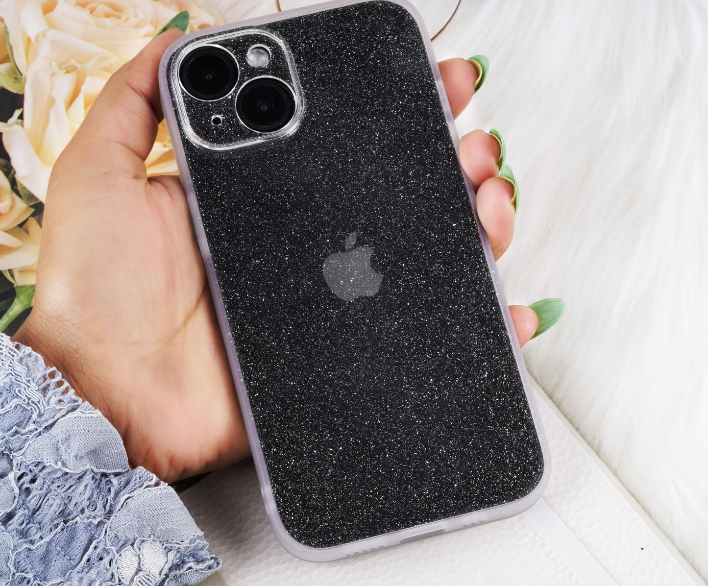Bling Glitter Phone Case With Camera Protection