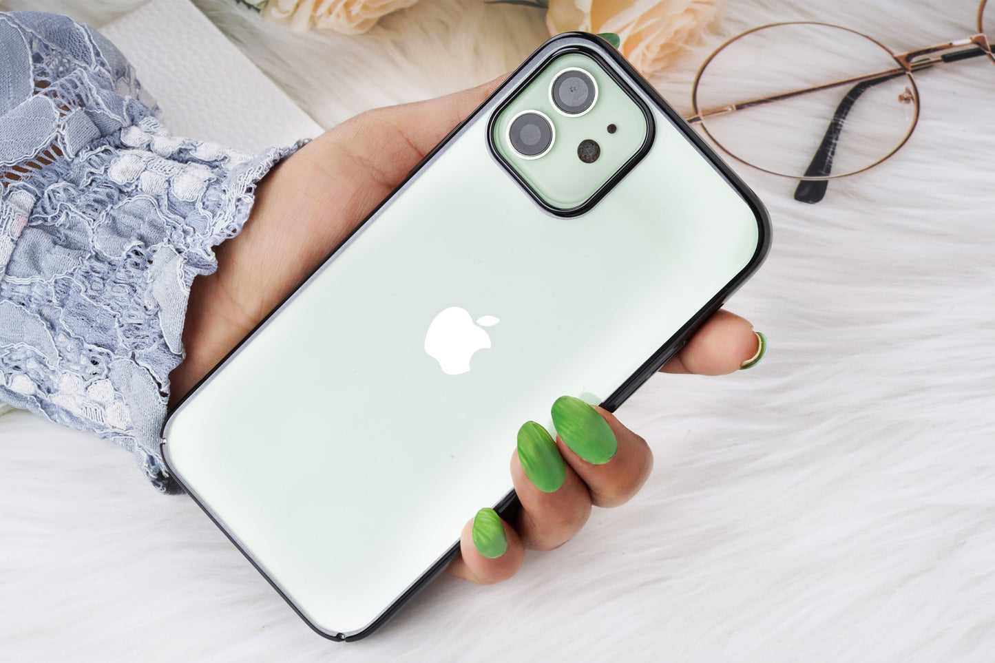 Metal Bumper Ultra Thin Transparent Phone Case