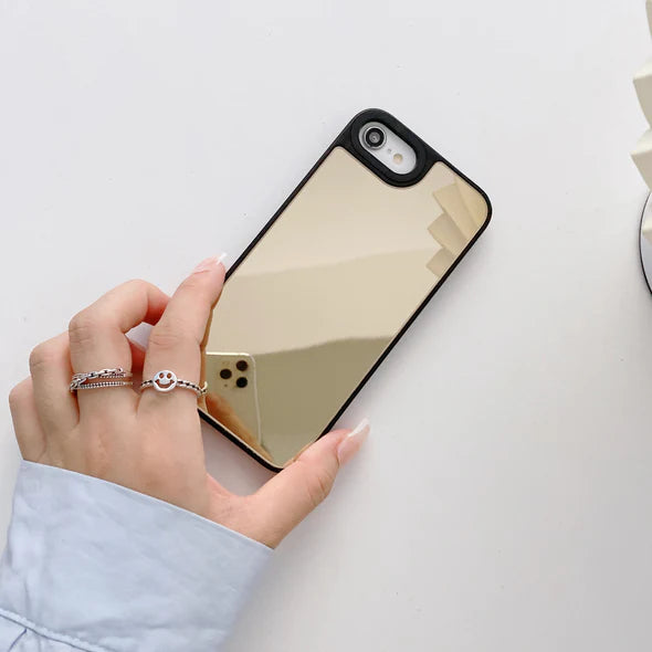 Reflective Mirror Case for iPhone ( Gold )