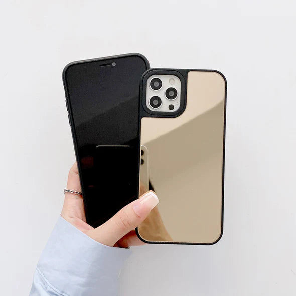 Reflective Mirror Case for iPhone ( Gold )