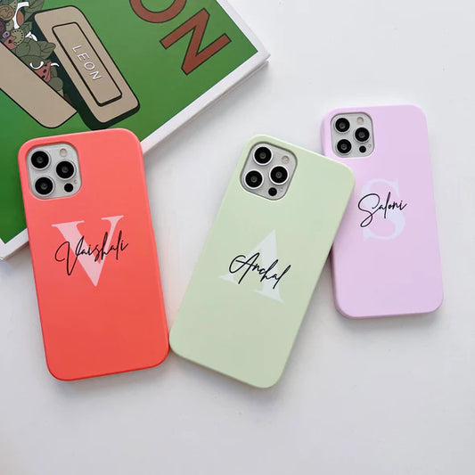 Custom Initial Slim Case Cover