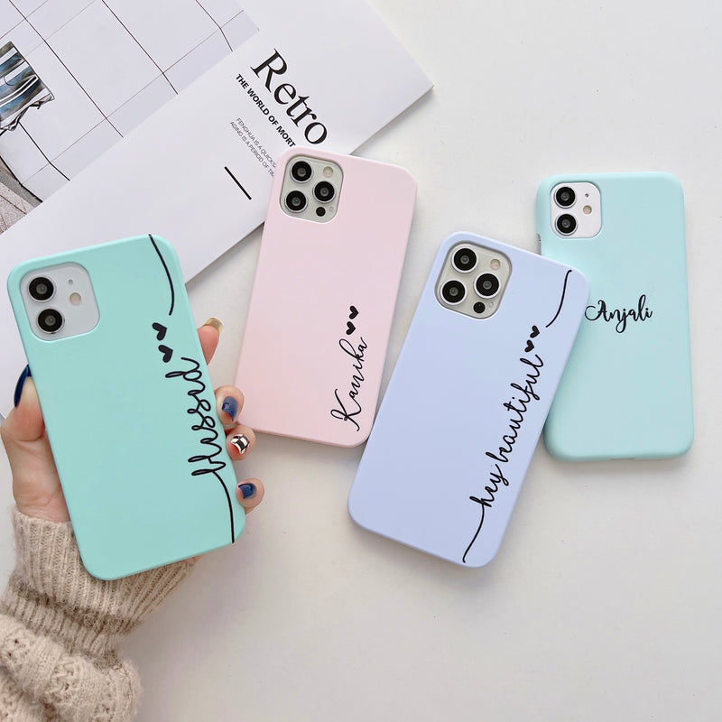 Solid Colors Customised Slim Case Cover