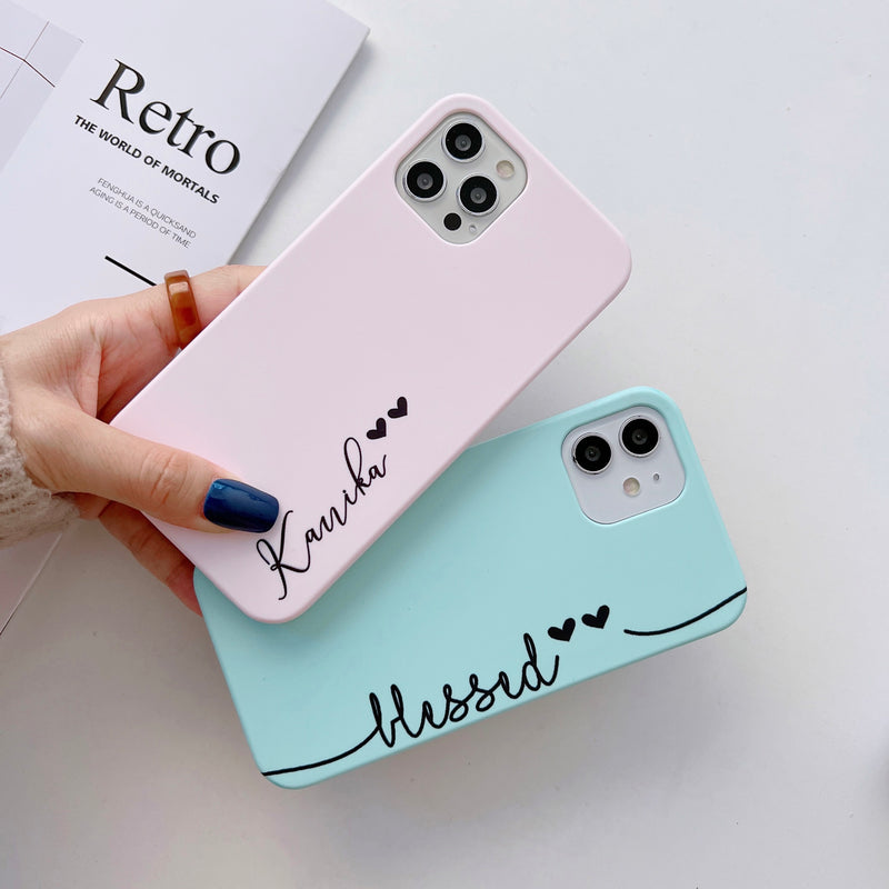 Solid Colors Customised Slim Case Cover