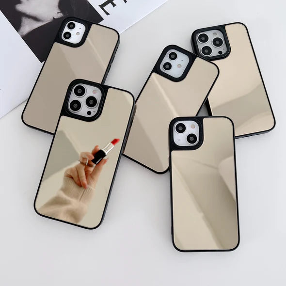 Reflective Mirror Case for iPhone ( Gold )