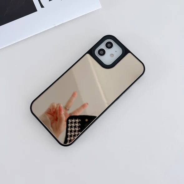 Reflective Mirror Case for iPhone ( Gold )