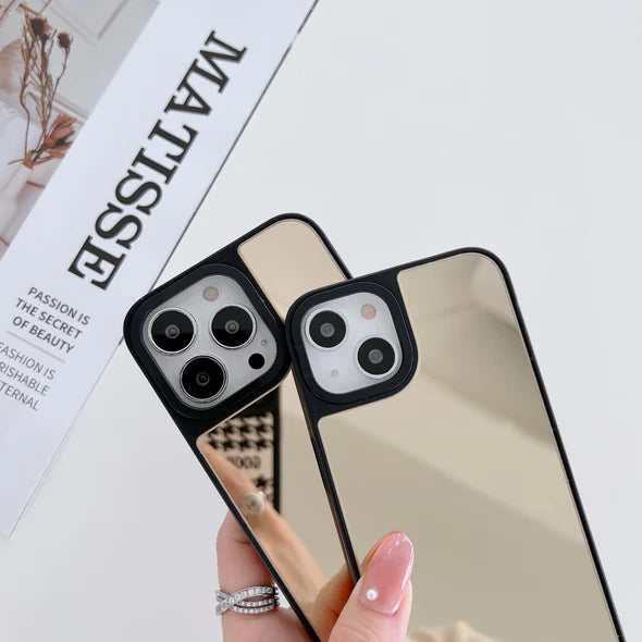 Reflective Mirror Case for iPhone ( Gold )