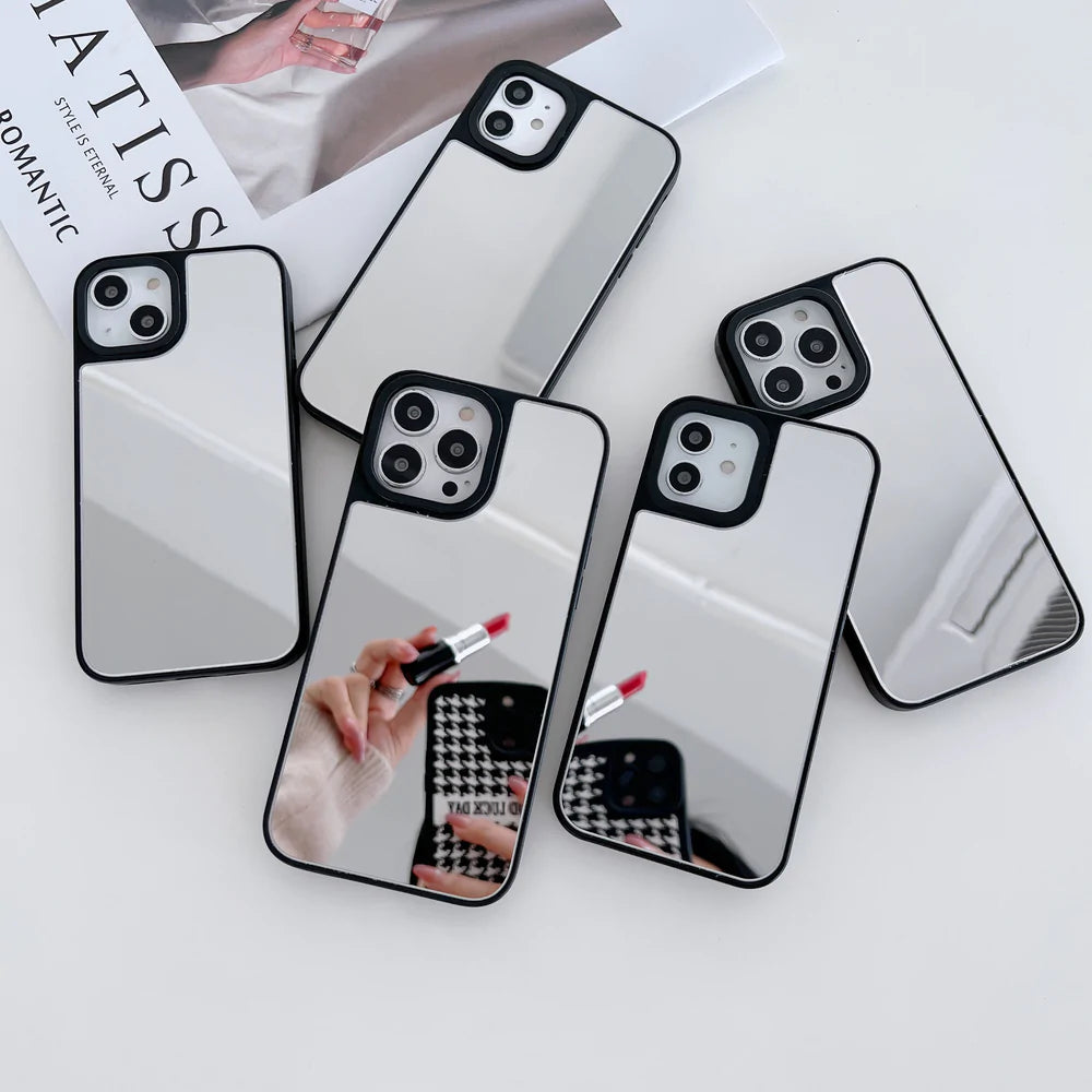 Reflective Mirror Case for iPhone ( Silver )