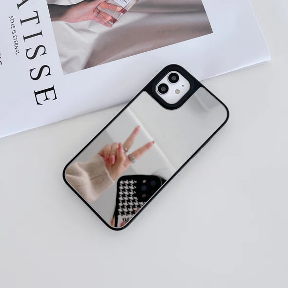 Reflective Mirror Case for iPhone ( Silver )