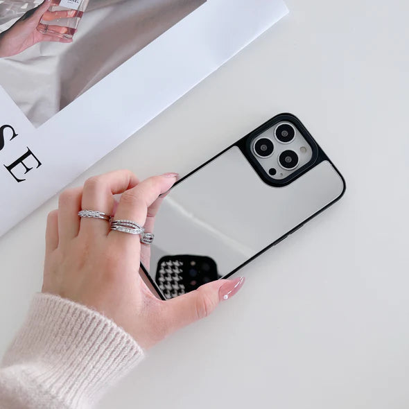 Reflective Mirror Case for iPhone ( Silver )