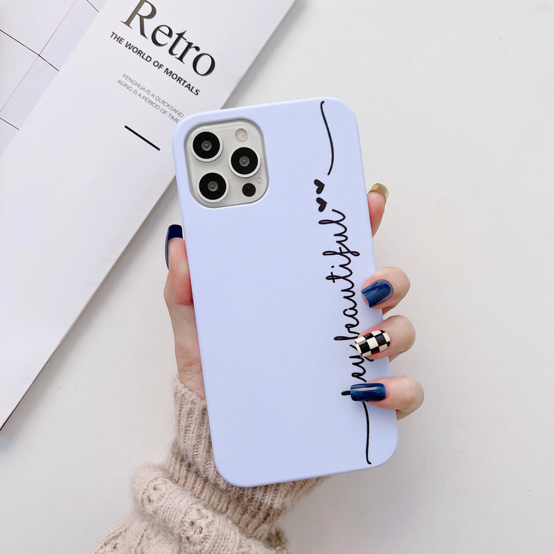 Solid Colors Customised Slim Case Cover