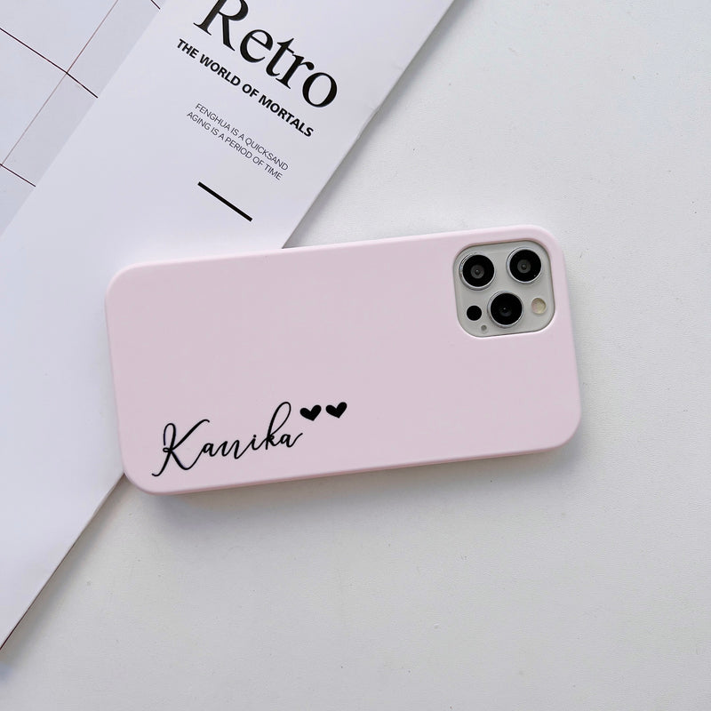 Solid Colors Customised Slim Case Cover