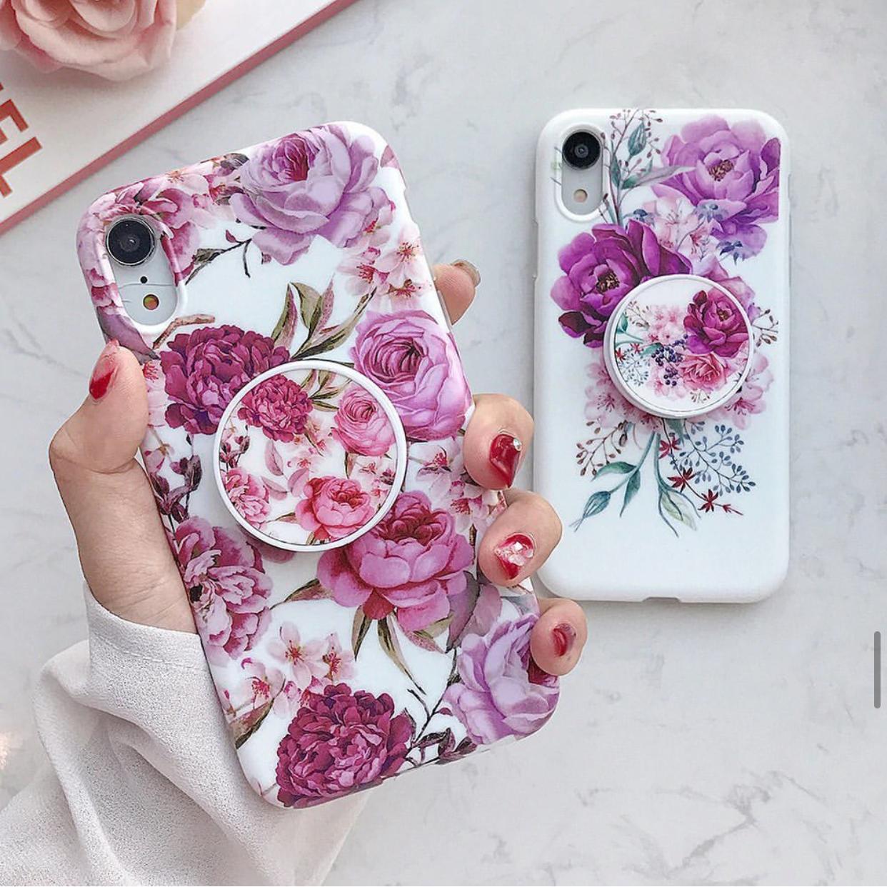 Hue Blossom Slim Case Cover With Holder