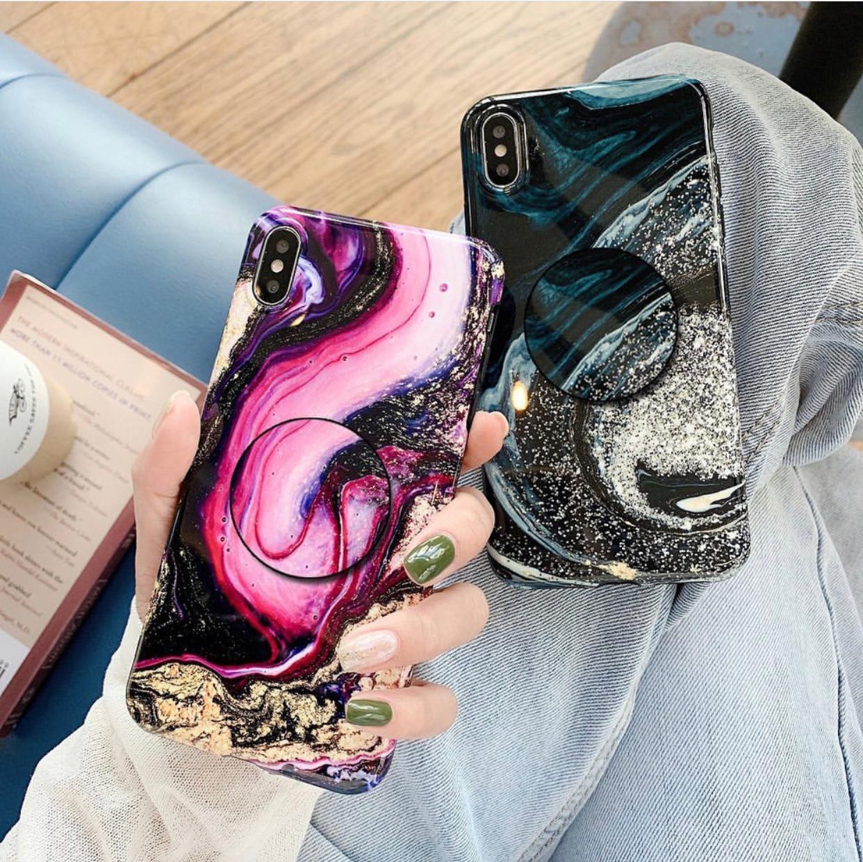 Lost In Galaxy Slim Case Cover With Holder
