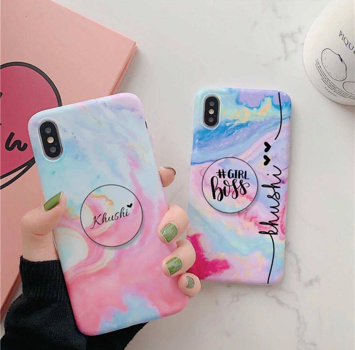 The Rainbow Name Slim Case Cover With Holder