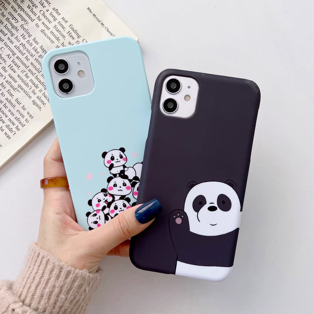The Panda Family Slim Case Cover With Holder