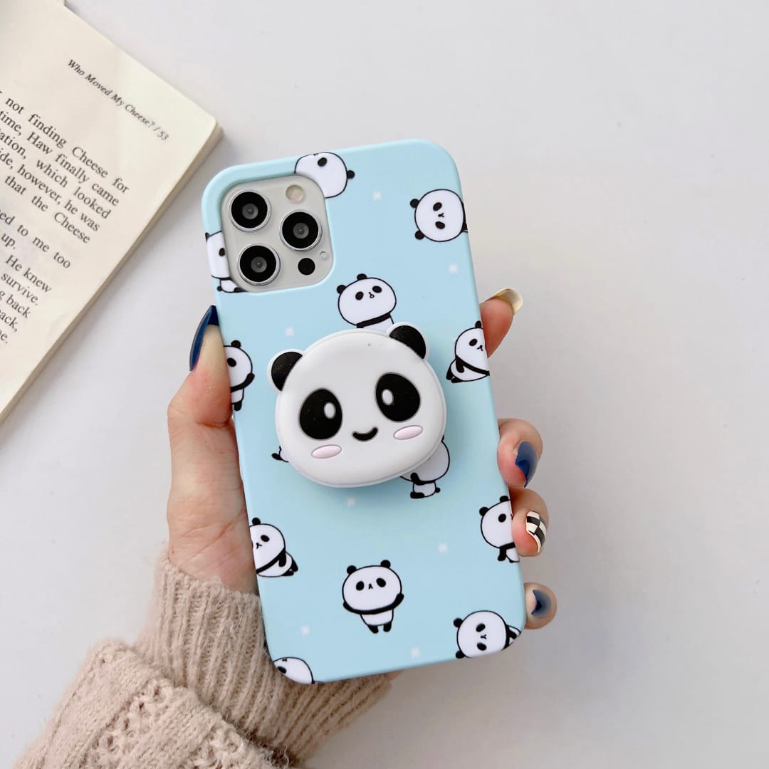 The Panda Family Slim Case Cover With Holder