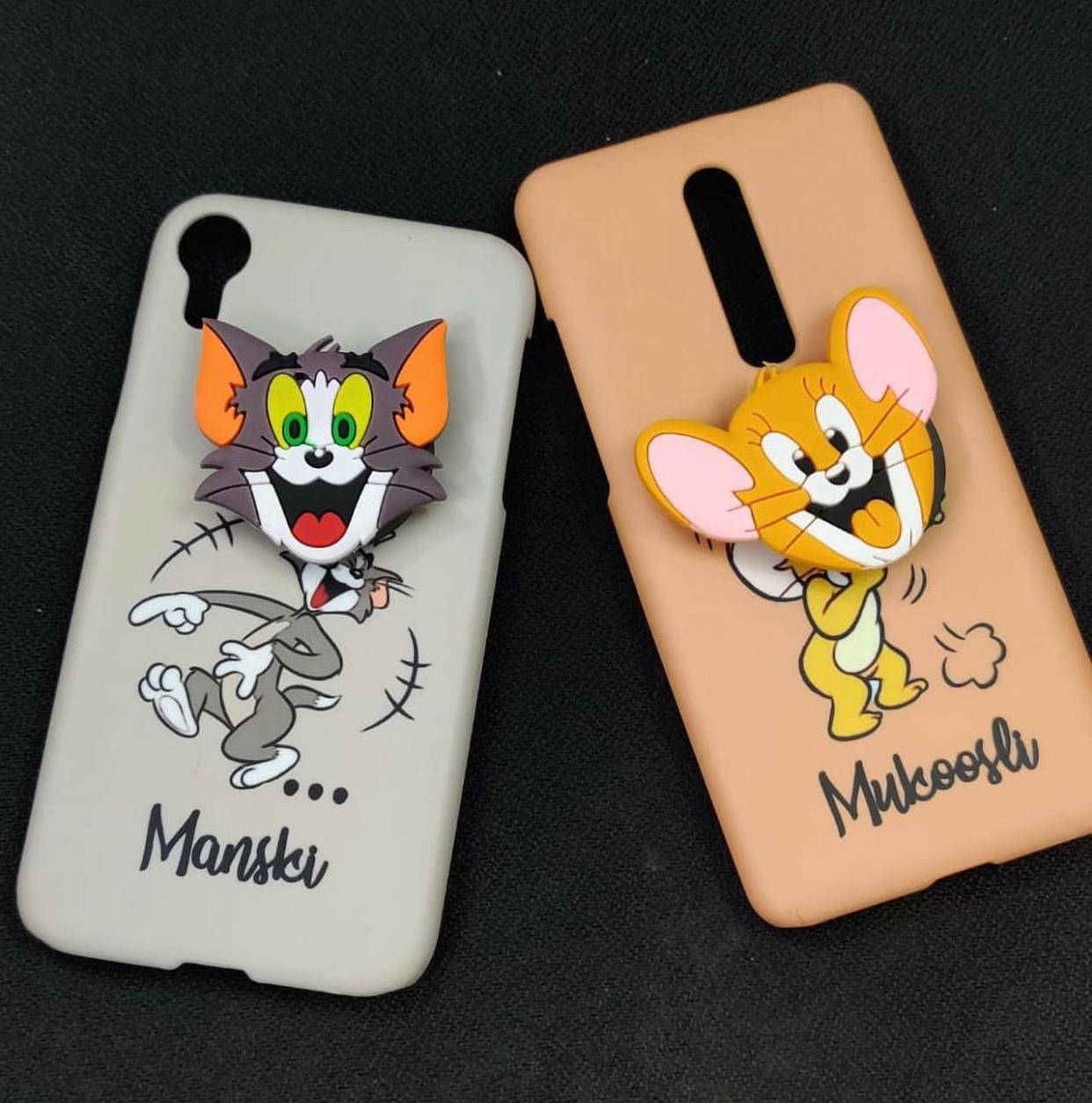 The Cute Couple Slim Case Cover With Holder