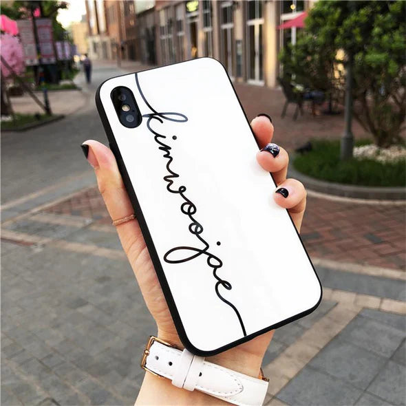 Custom Name Glass Case