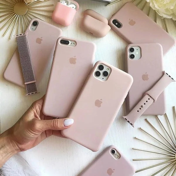 IPhone Liquid Silicone Case (Baby Pink)