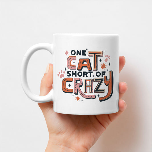 Crazy Cat Quote Designer Mug