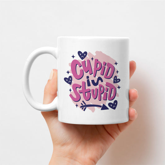 Cupid Stupid Designer Mug