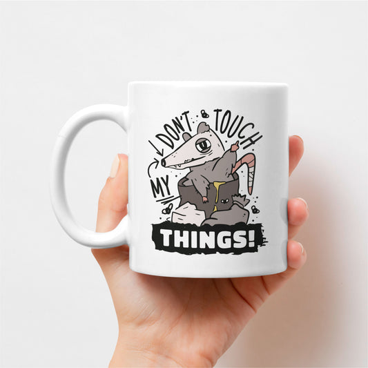 Cute Don't Touch My Things Designer Mug