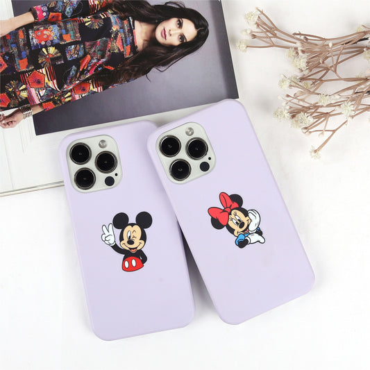 Cute Mickey and Minnie Slim Case