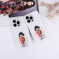 The Cute Girl with Dog Customised Slim Case