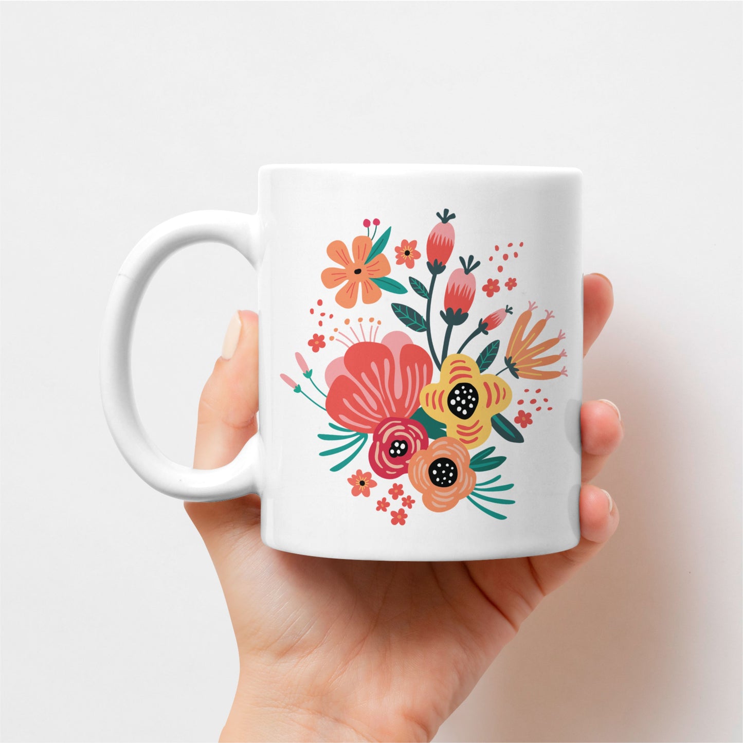 Cute Flower Designer Mug